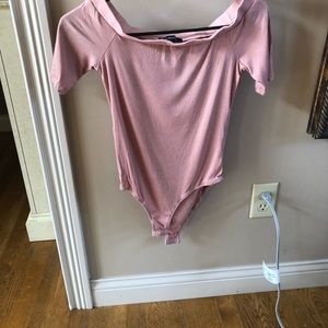 Off the shoulder one piece